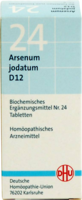 BIOCHEMIE DHU 24 Arsenum jodatum D 12 Tabletten