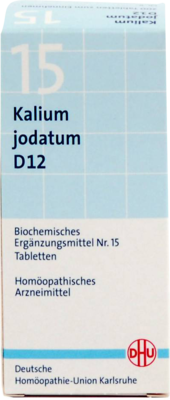 BIOCHEMIE DHU 15 Kalium jodatum D 12 Tabletten
